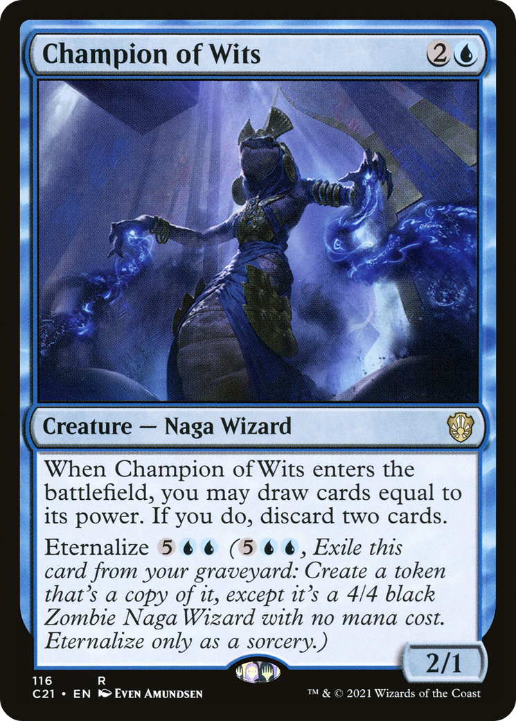 Champion of Wits [Commander 2021] | Grognard Games