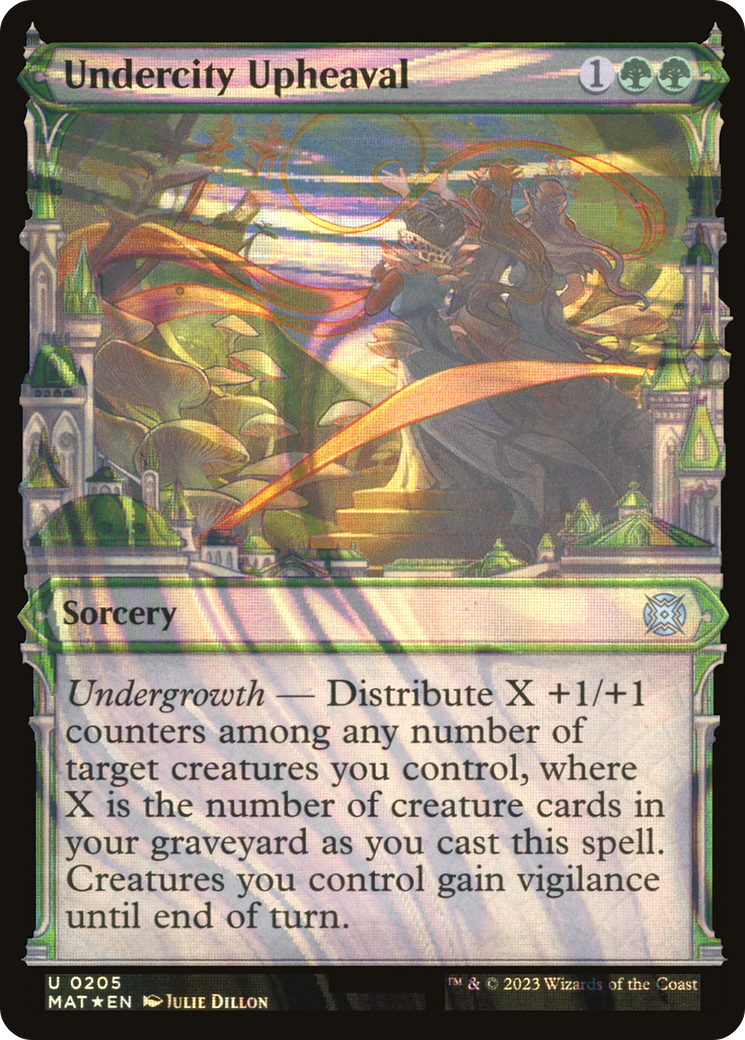 Undercity Upheaval (Showcase Halo Foil) [March of the Machine: The Aftermath] | Grognard Games