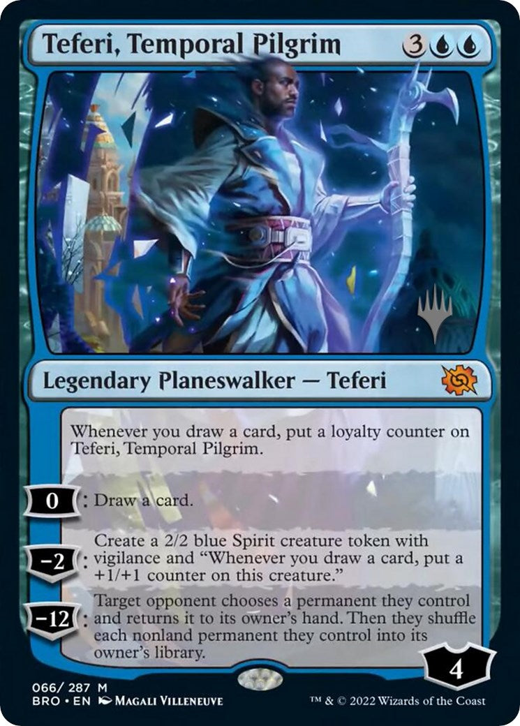 Teferi, Temporal Pilgrim (Promo Pack) [The Brothers' War Promos] | Grognard Games