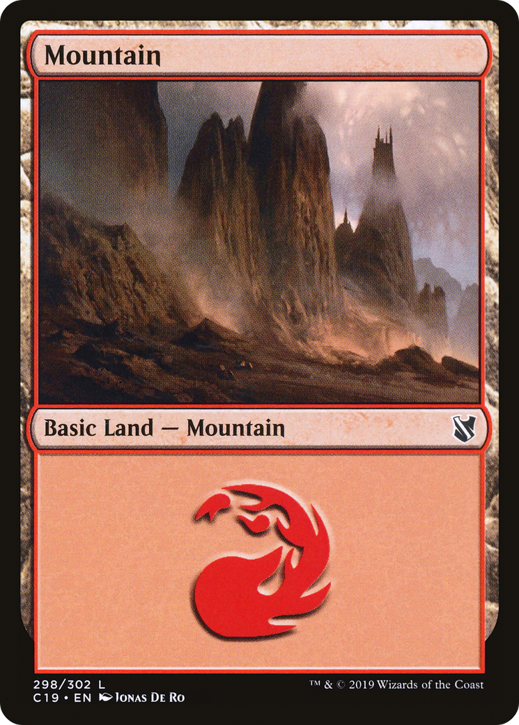 Mountain (298) [Commander 2019] | Grognard Games