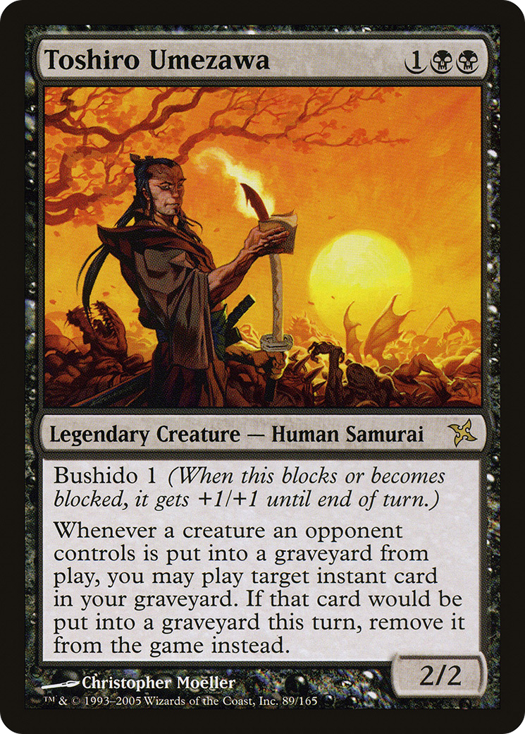 Toshiro Umezawa (BOK-089) - Betrayers of Kamigawa Foil | Grognard Games