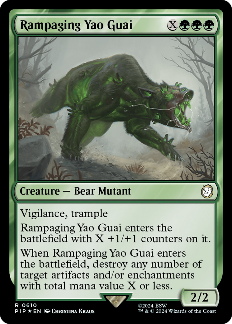 Rampaging Yao Guai (Surge Foil) [Fallout] | Grognard Games