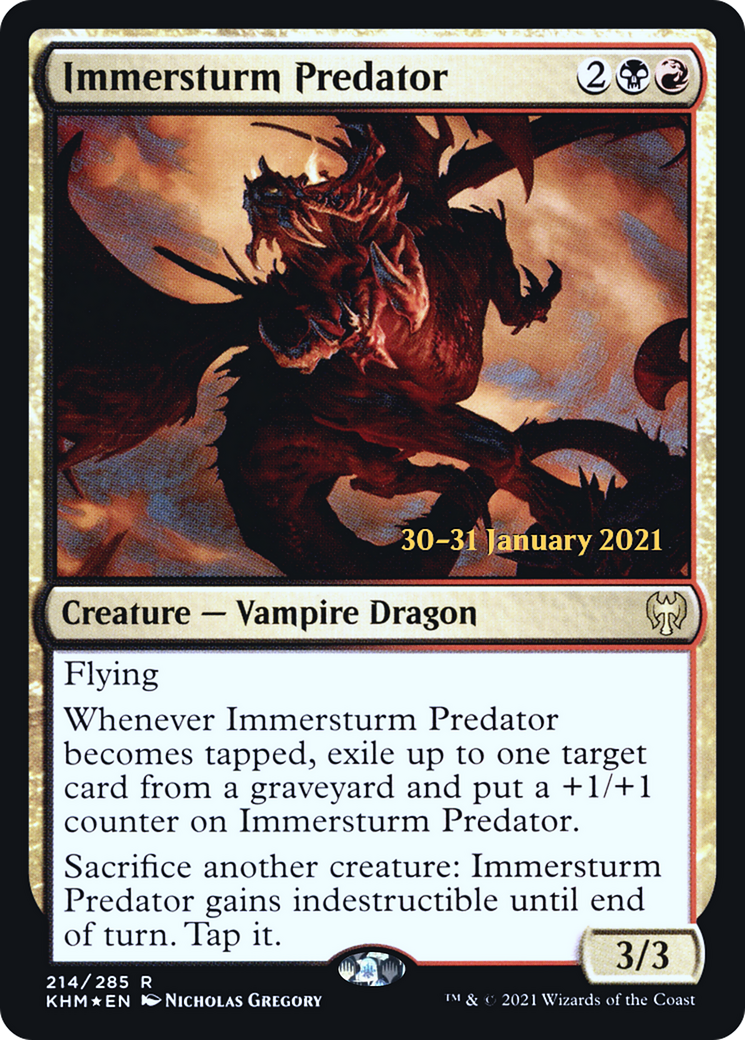 Immersturm Predator [Kaldheim Prerelease Promos] | Grognard Games