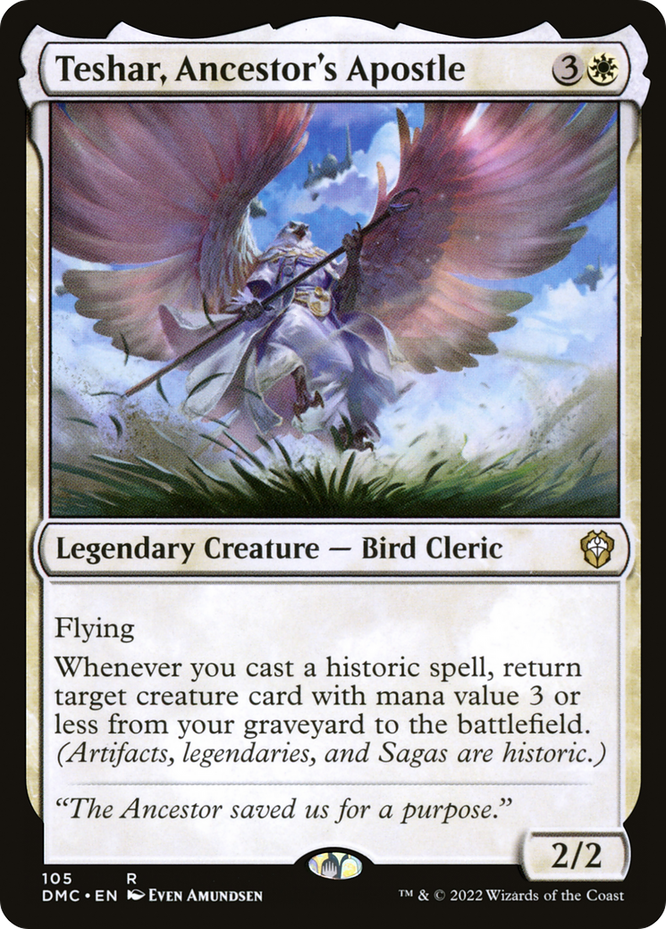Teshar, Ancestor's Apostle [Dominaria United Commander] | Grognard Games