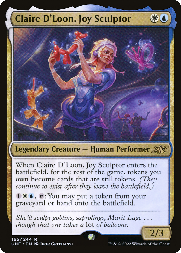 Claire D'Loon, Joy Sculptor [Unfinity] | Grognard Games