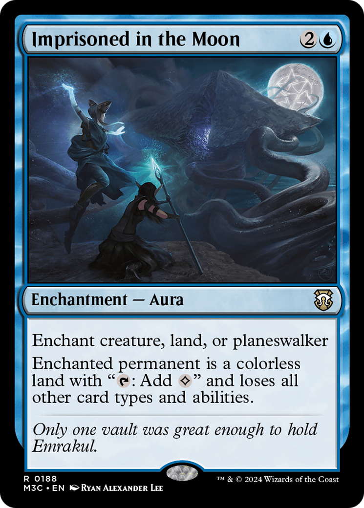 Imprisoned in the Moon (Ripple Foil) [Modern Horizons 3 Commander] | Grognard Games