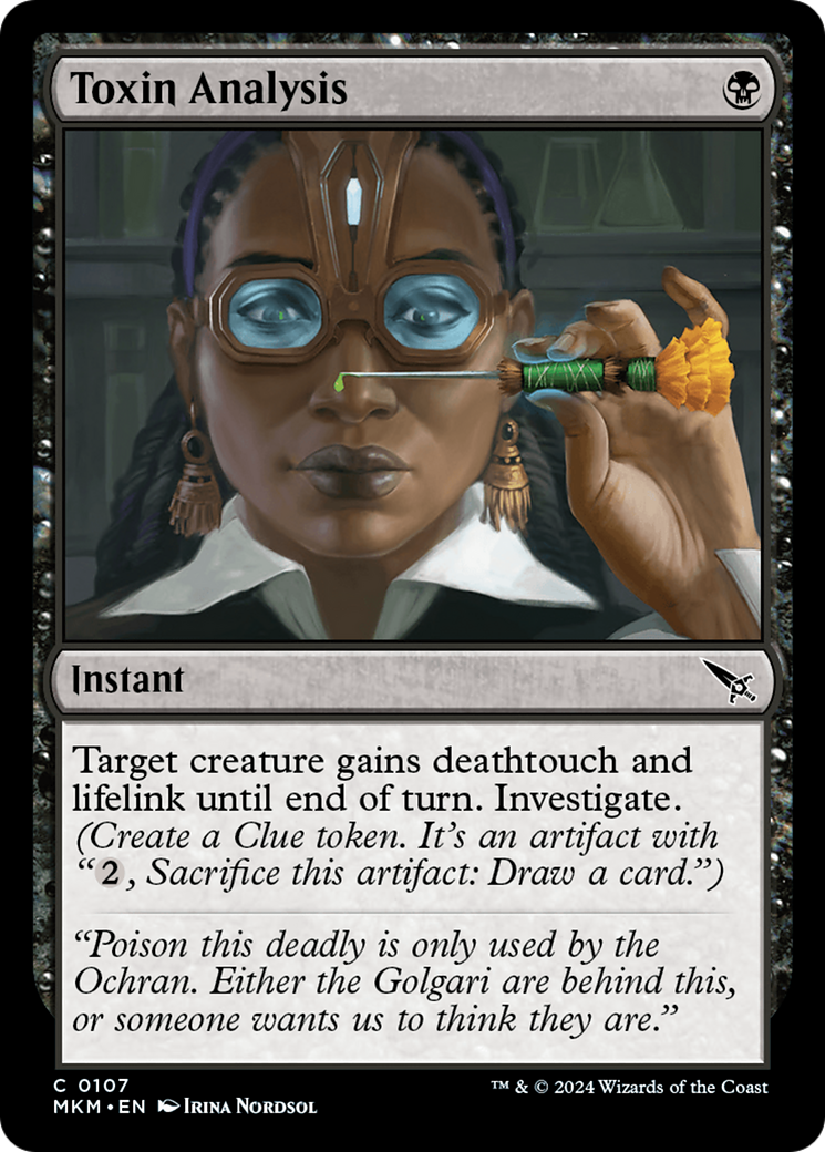 Toxin Analysis [Murders at Karlov Manor] | Grognard Games