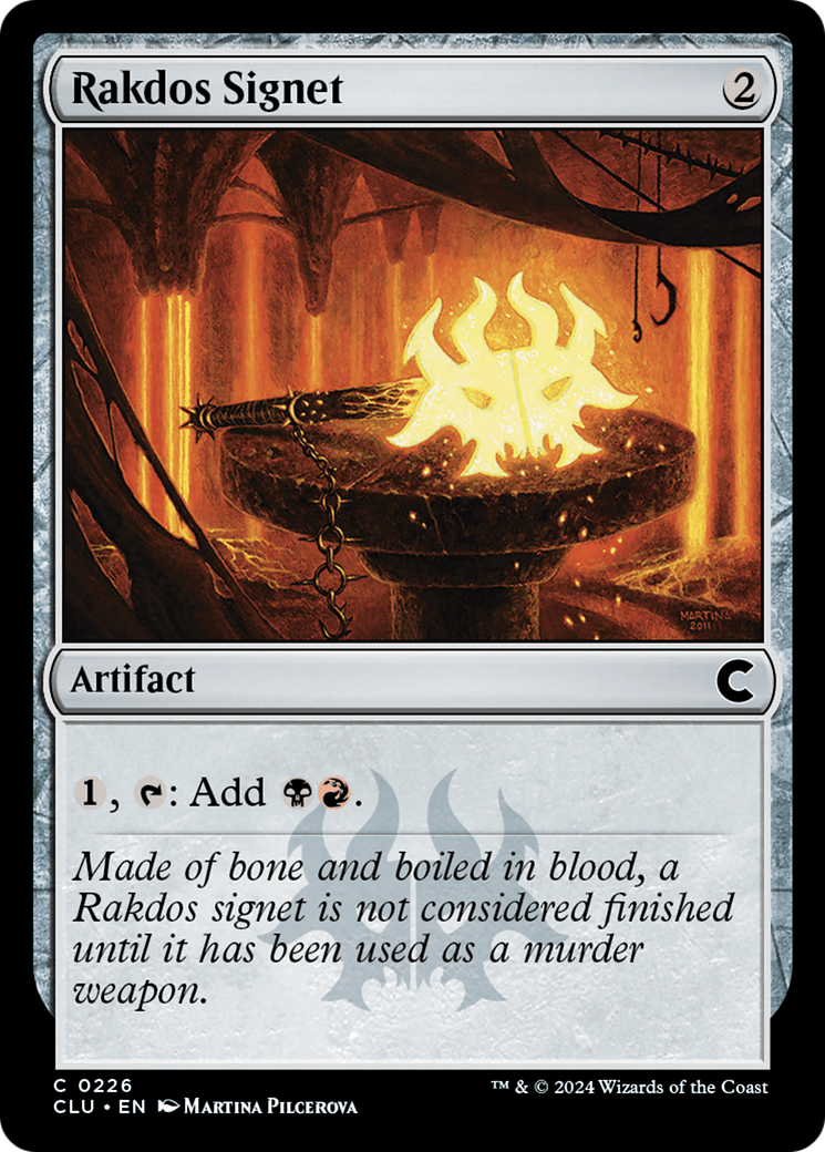 Rakdos Signet [Ravnica: Clue Edition] | Grognard Games