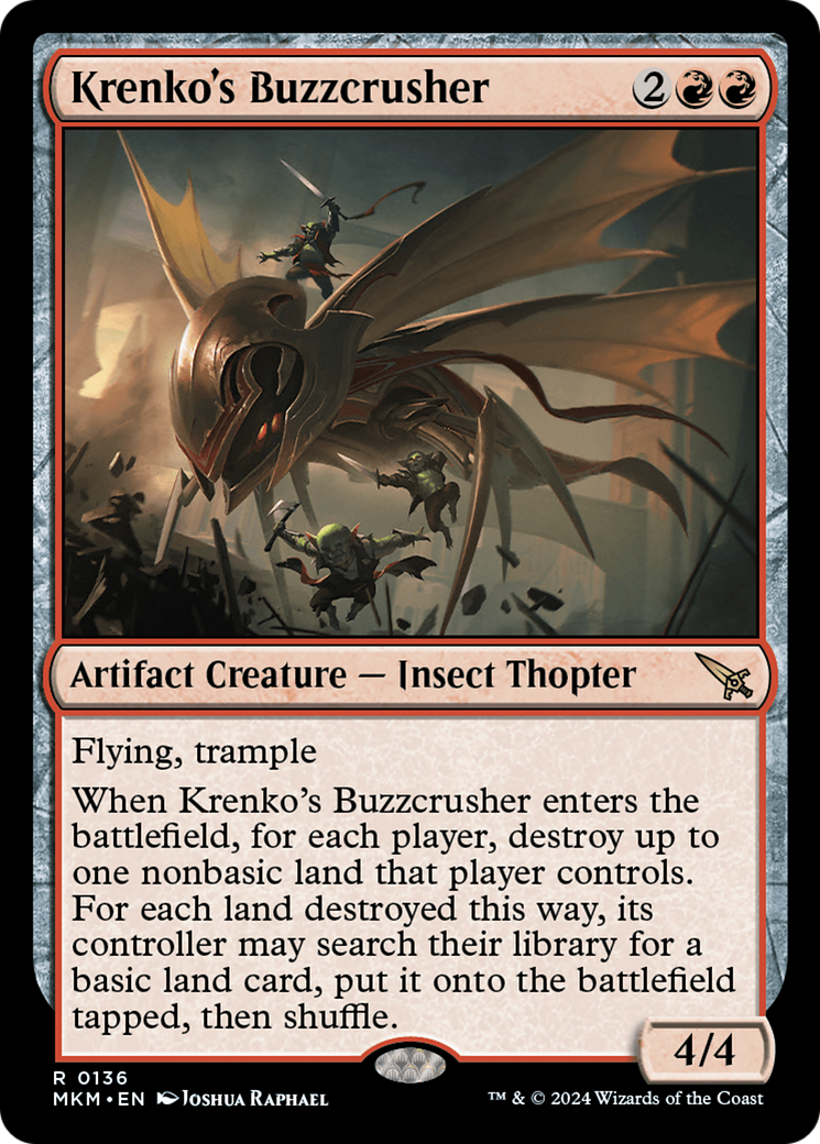 Krenko's Buzzcrusher [Murders at Karlov Manor] | Grognard Games