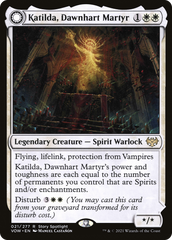 Katilda, Dawnhart Martyr // Katilda's Rising Dawn [Innistrad: Crimson Vow] | Grognard Games