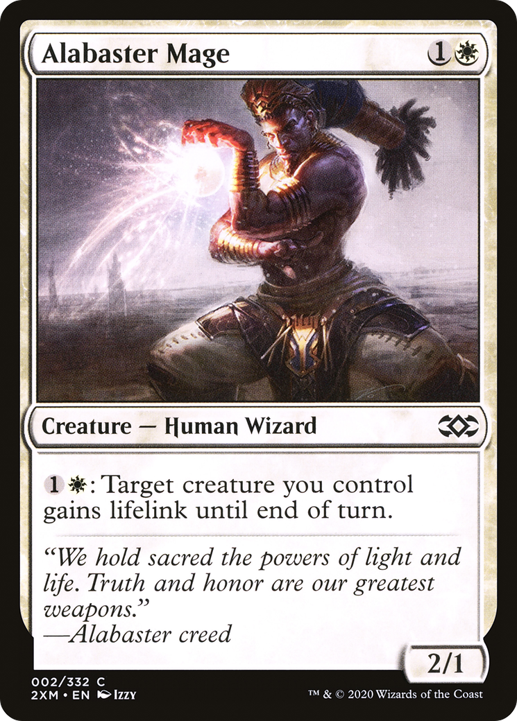 Alabaster Mage [Double Masters] | Grognard Games