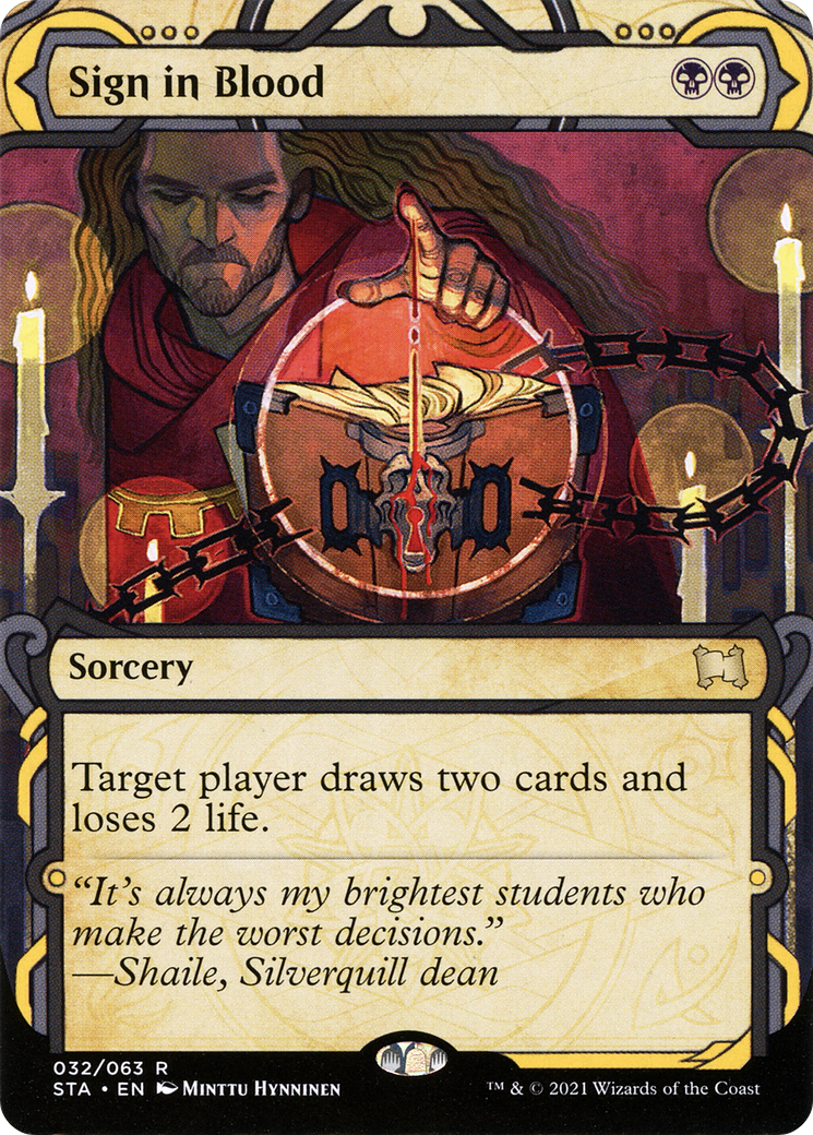 Sign in Blood [Strixhaven Mystical Archive] | Grognard Games