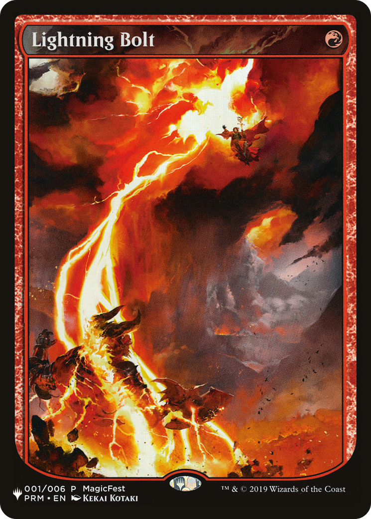 Lightning Bolt (001/006) [The List] | Grognard Games