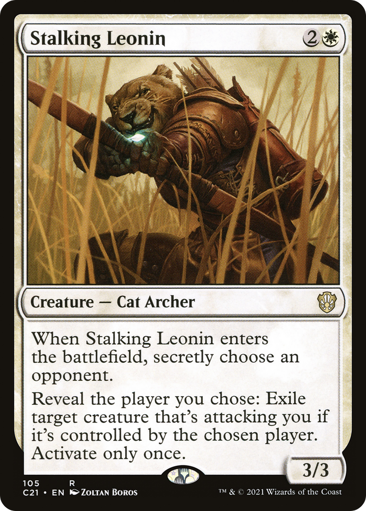 Stalking Leonin [Commander 2021] | Grognard Games