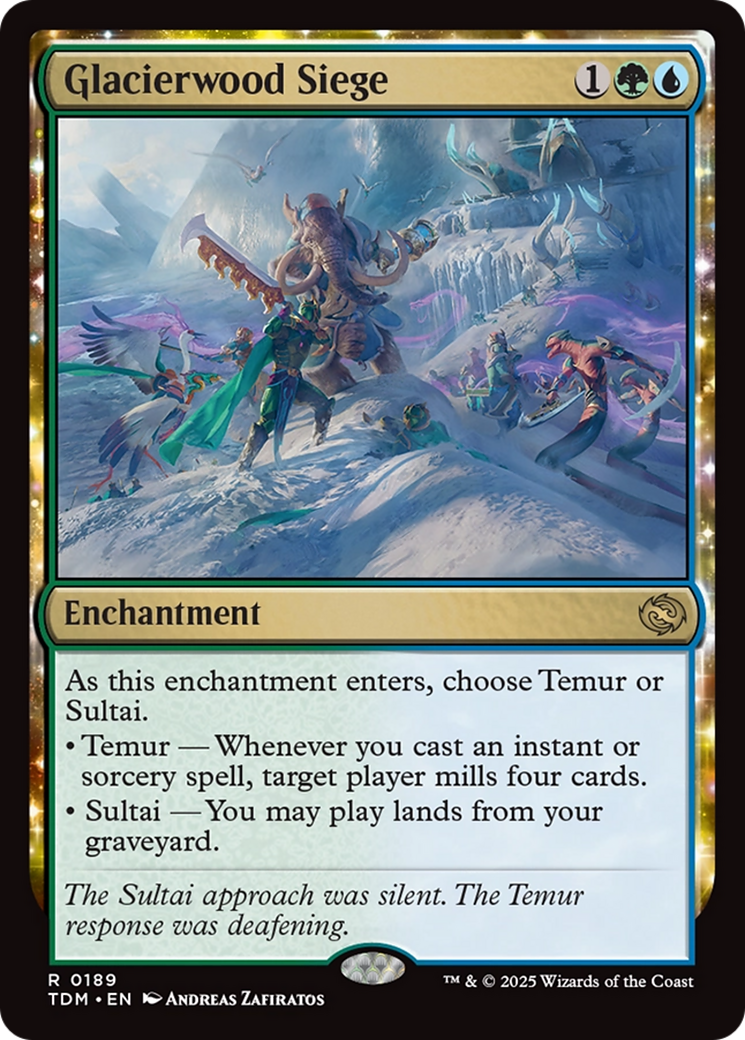 Glacierwood Siege [Tarkir: Dragonstorm] | Grognard Games