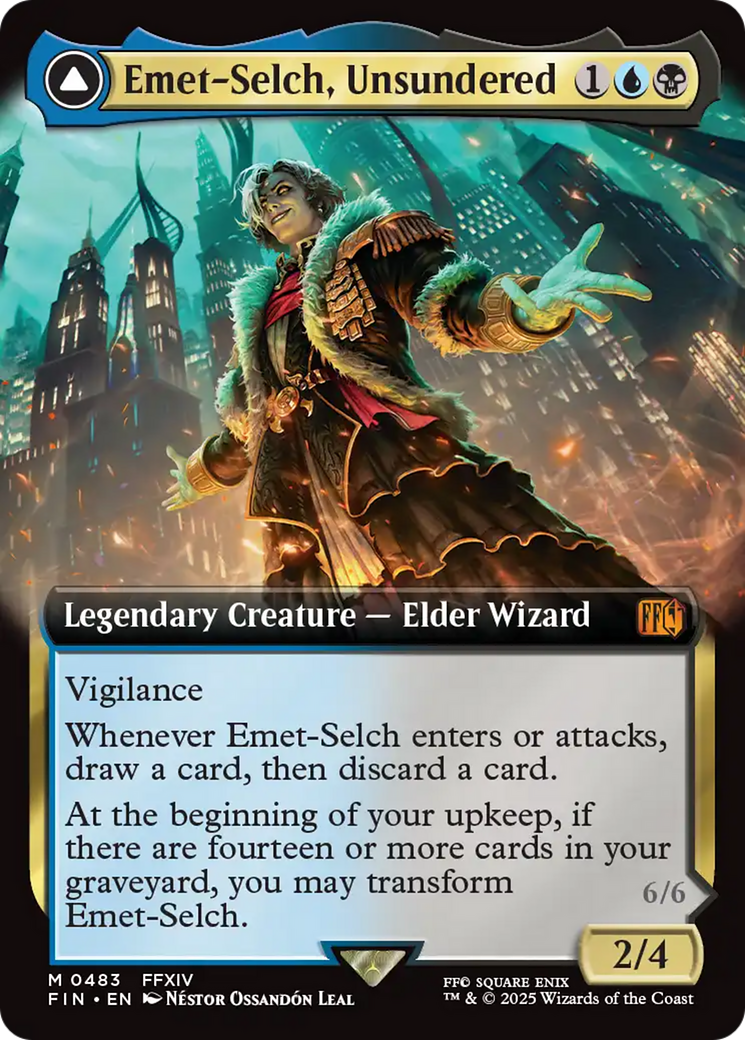 Emet-Selch, Unsundered // Hades, Sorcerer of Eld (Extended Art) [FINAL FANTASY] | Grognard Games