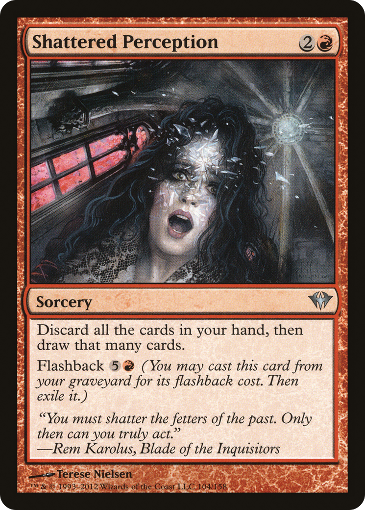 Shattered Perception (DKA-104) - Dark Ascension Foil | Grognard Games