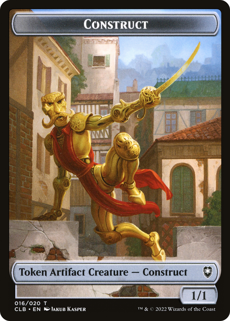 Construct Token [Commander Legends: Battle for Baldur's Gate Tokens] | Grognard Games