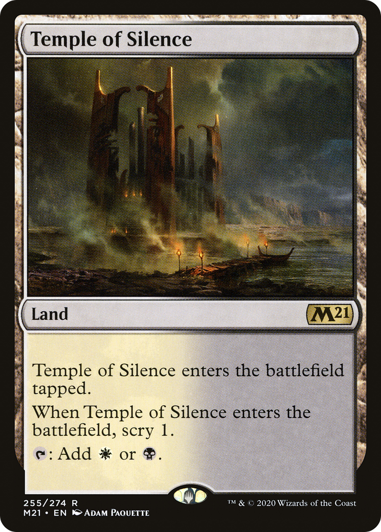 Temple of Silence (M21-255) - Core Set 2021 | Grognard Games