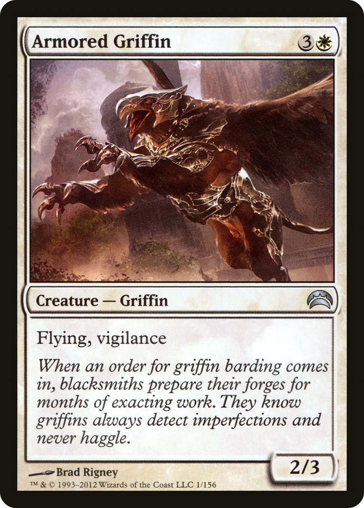 Armored Griffin (PC2-001) - Planechase 2012 Foil | Grognard Games