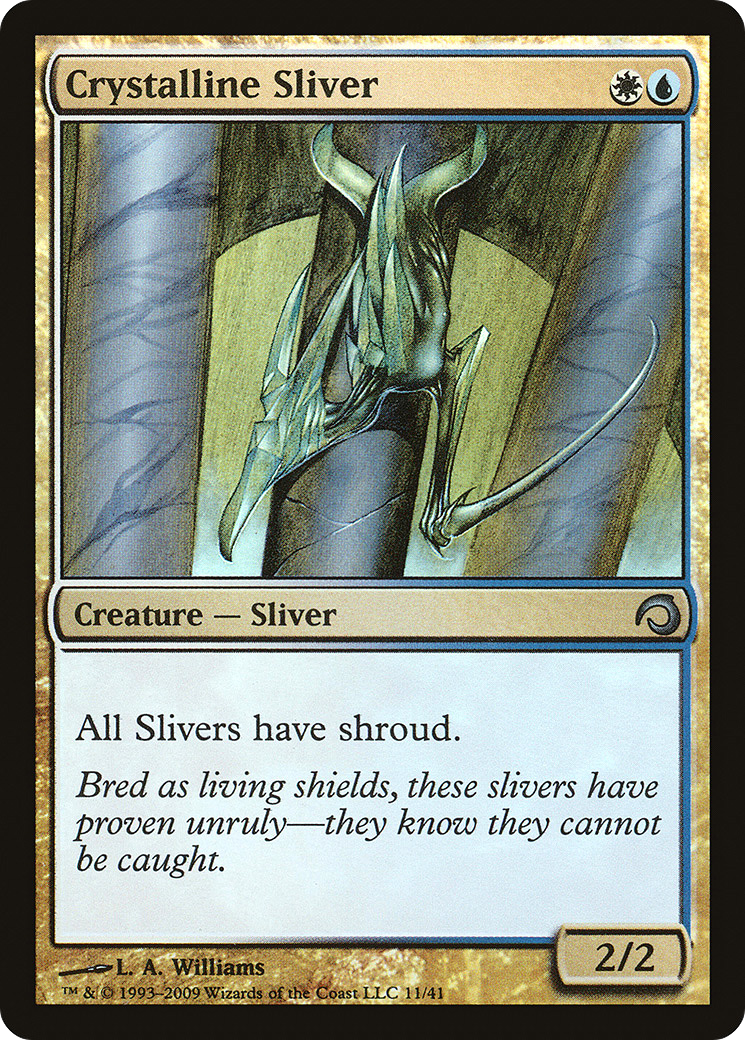 Crystalline Sliver [Premium Deck Series: Slivers] | Grognard Games