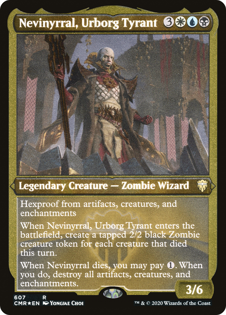 Nevinyrral, Urborg Tyrant (Etched) [Commander Legends] | Grognard Games