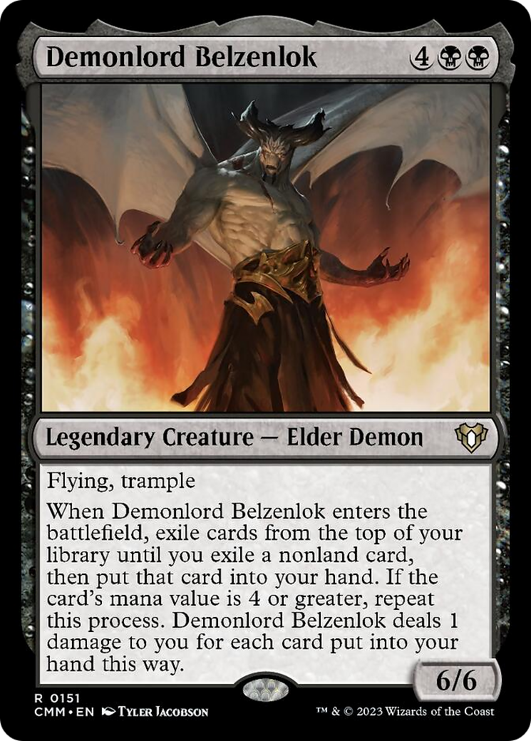 Demonlord Belzenlok [Commander Masters] | Grognard Games
