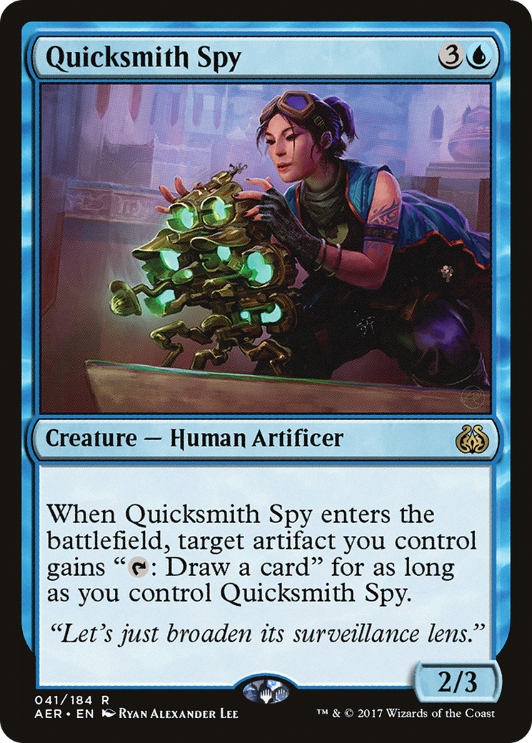 Quicksmith Spy (AER-041) - Aether Revolt Foil | Grognard Games