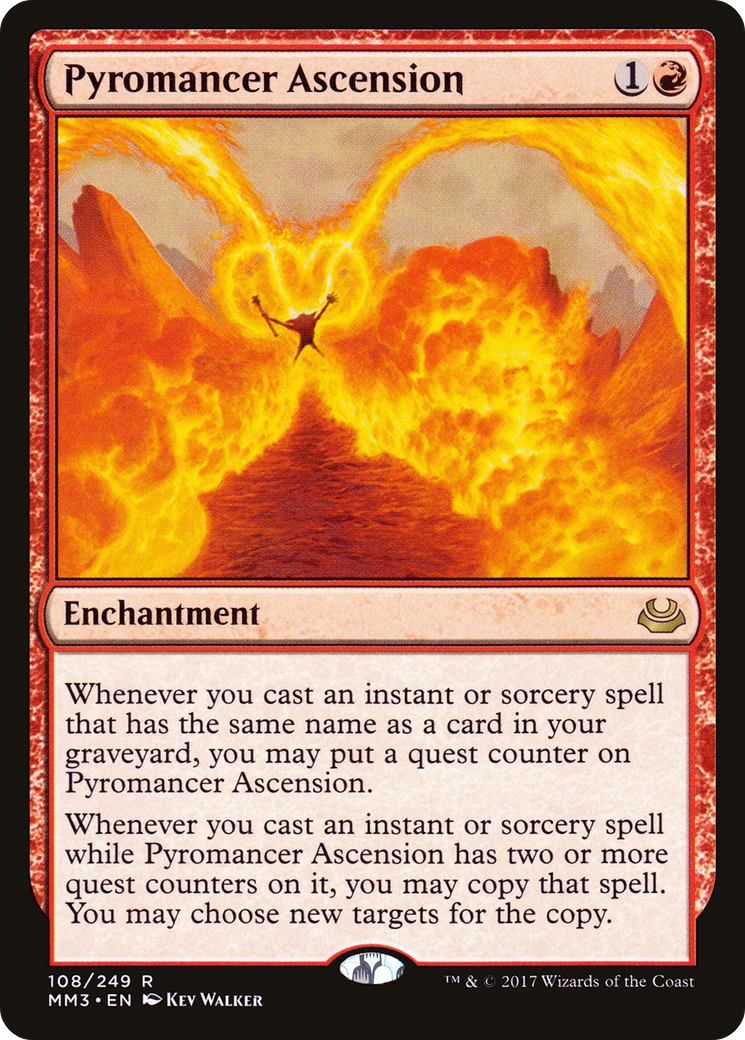 Pyromancer Ascension (MM3-108) - Modern Masters 2017 | Grognard Games