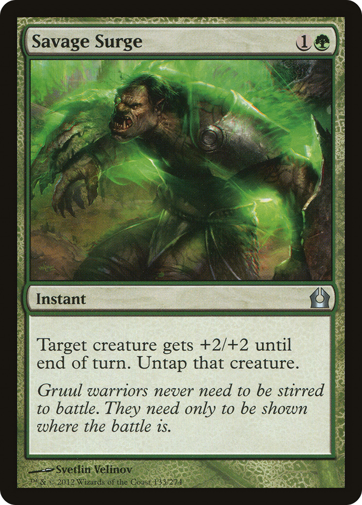 Savage Surge (RTR-133) - Return to Ravnica Foil | Grognard Games