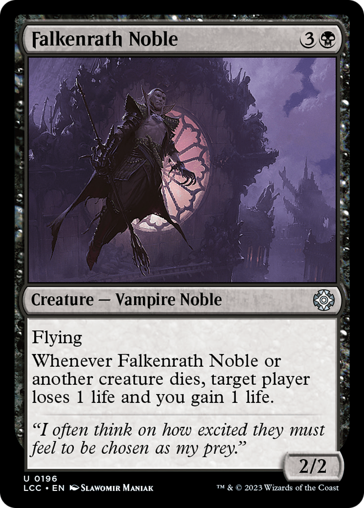 Falkenrath Noble [The Lost Caverns of Ixalan Commander] | Grognard Games