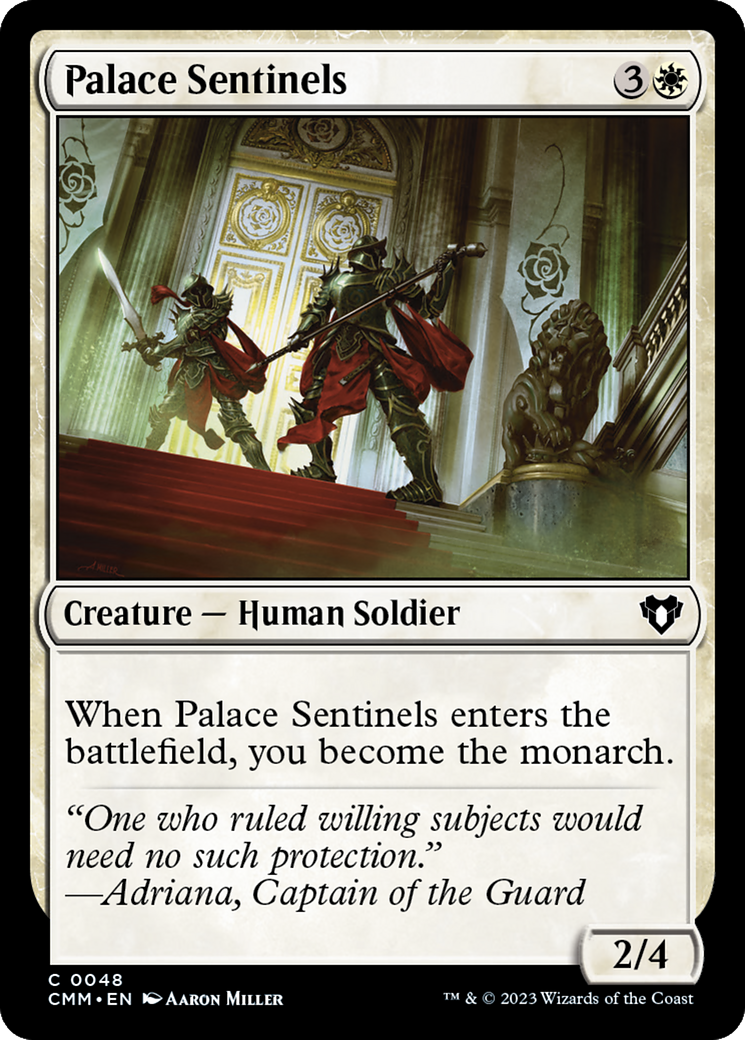 Palace Sentinels [Commander Masters] | Grognard Games