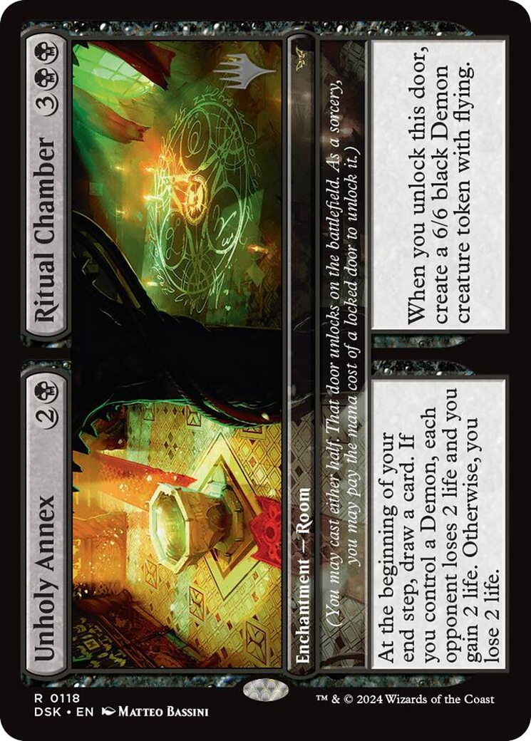 Unholy Annex // Ritual Chamber (Promo Pack) [Duskmourn: House of Horror Promos] | Grognard Games