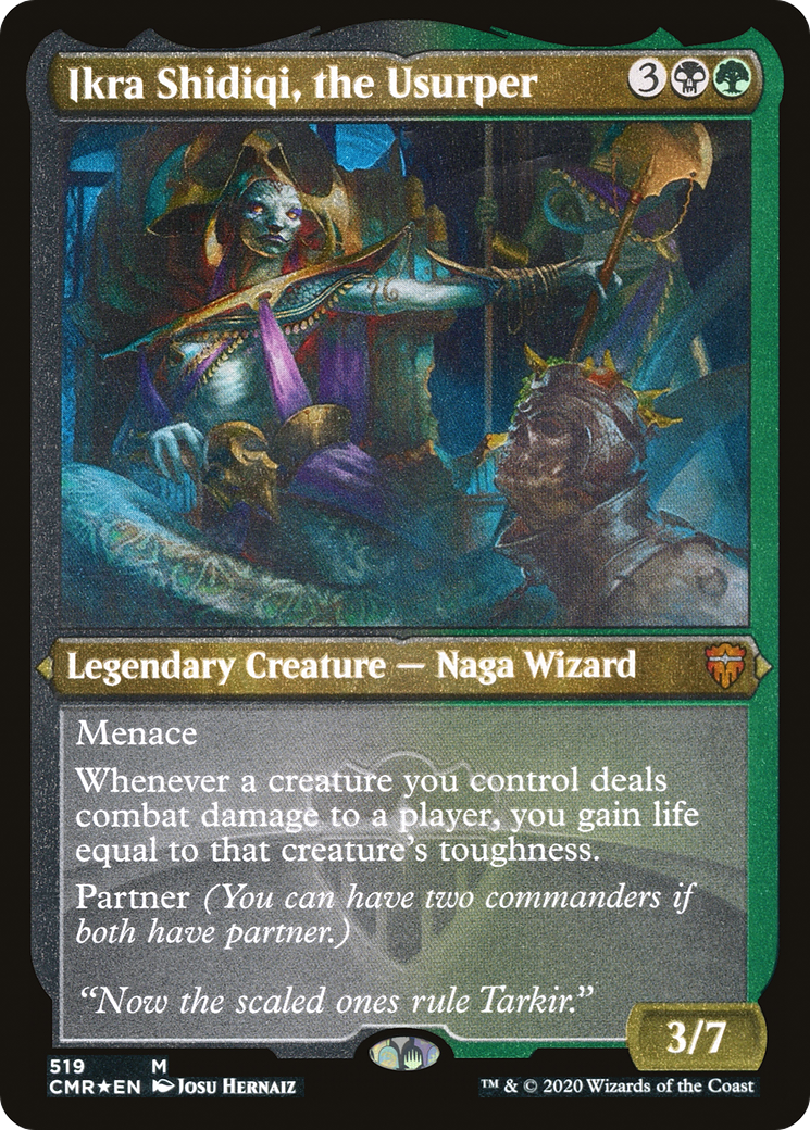 Ikra Shidiqi, the Usurper (CMR-519) - Commander Legends Foil | Grognard Games