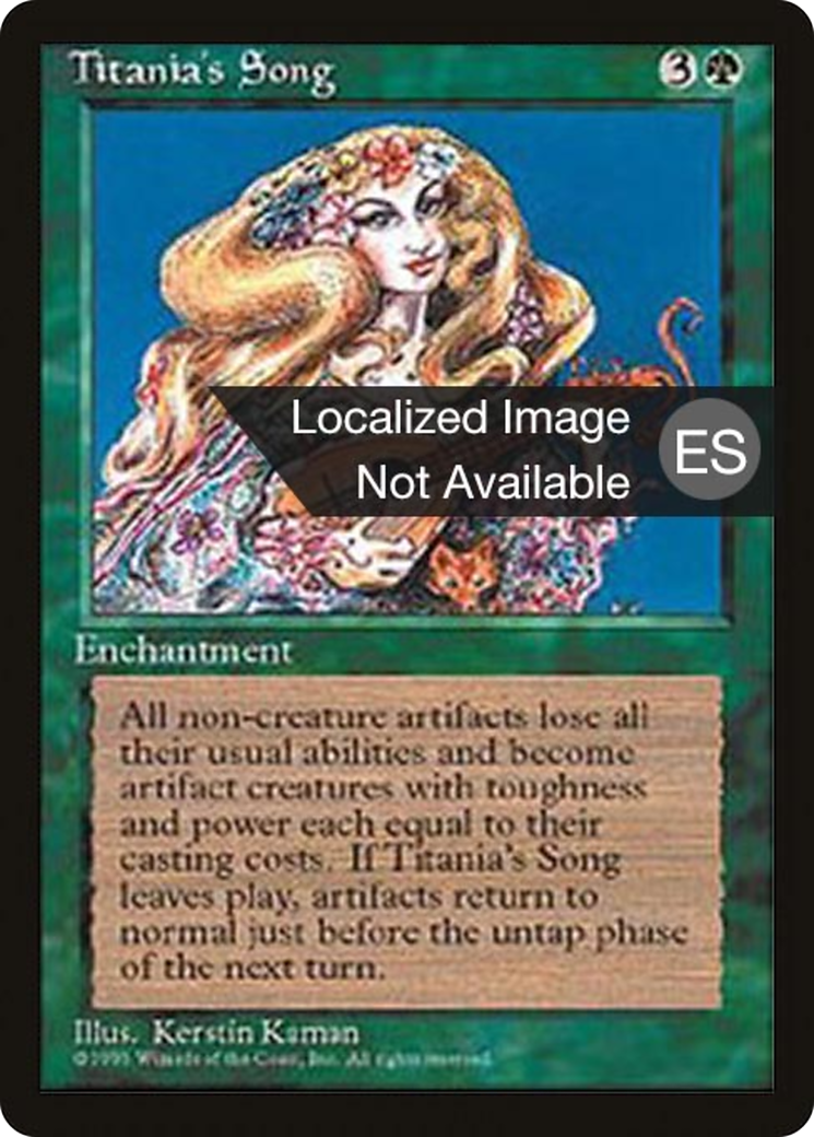 Titania's Song [Fourth Edition (Foreign Black Border)] | Grognard Games