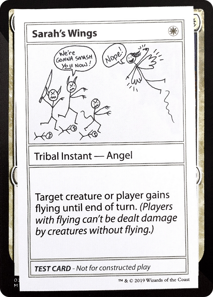 Sarah's Wings (2021 Edition) [Mystery Booster Playtest Cards] | Grognard Games