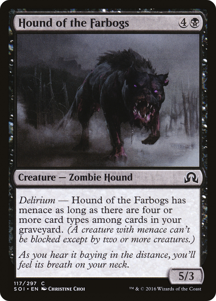 Hound of the Farbogs (SOI-117) - Shadows over Innistrad Foil | Grognard Games
