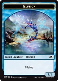 Illusion (005) // Myr (019) Double-Sided Token [Modern Horizons Tokens] | Grognard Games