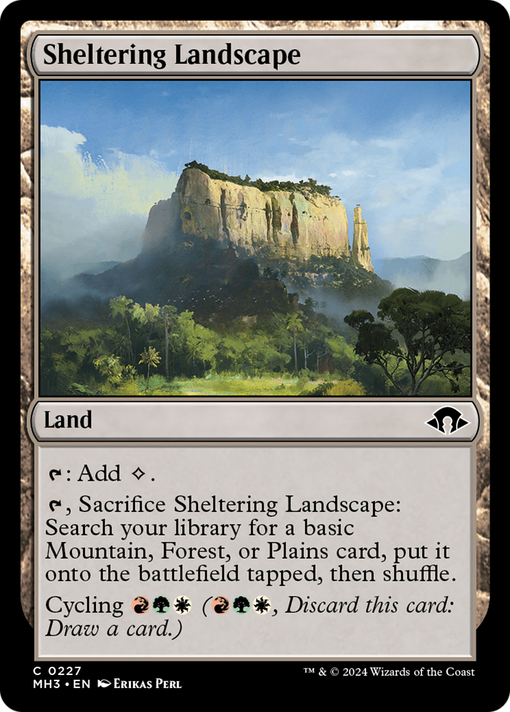 Sheltering Landscape [Modern Horizons 3] | Grognard Games