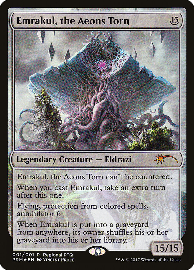 Emrakul, the Aeons Torn (Regional PTQ) [Pro Tour Promos] | Grognard Games