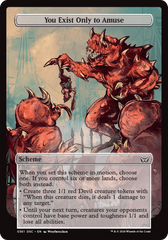 You Exist Only to Amuse (Full Art) [Duskmourn: Archenemy] | Grognard Games