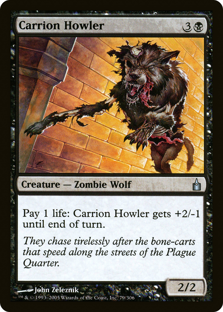 Carrion Howler (RAV-079) - Ravnica: City of Guilds Foil | Grognard Games