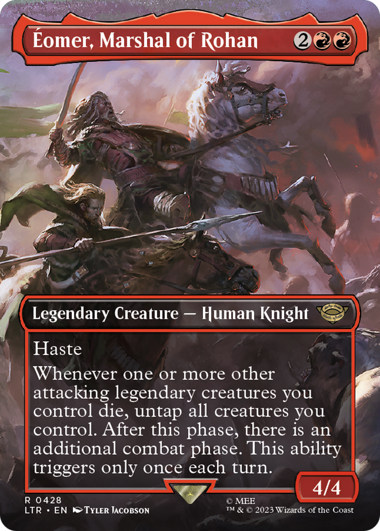 Eomer, Marshal of Rohan (Borderless Alternate Art) [The Lord of the Rings: Tales of Middle-Earth] | Grognard Games