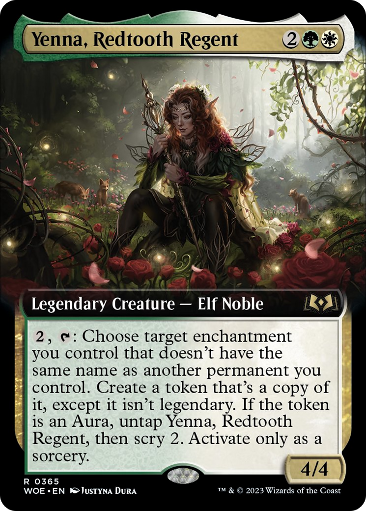 Yenna, Redtooth Regent (Extended Art) [Wilds of Eldraine] | Grognard Games