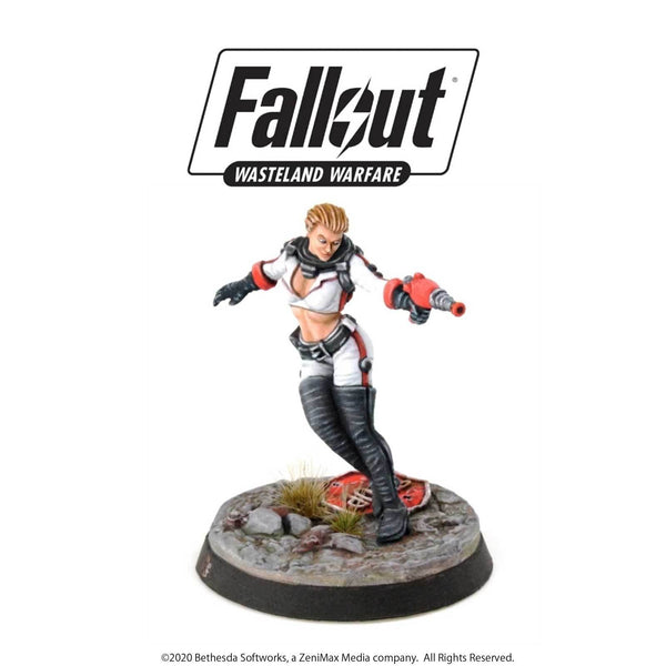 Fallout: Wasteland Warfare Miniature Nuka Cola Girl | Grognard Games