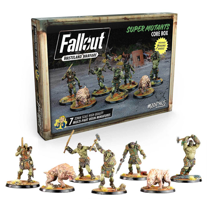 Fallout: Wasteland Warfare - Super Mutants Core Box (Resin) | Grognard Games