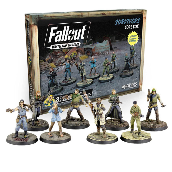 Fallout: Wasteland Warfare - Survivors Core Box | Grognard Games