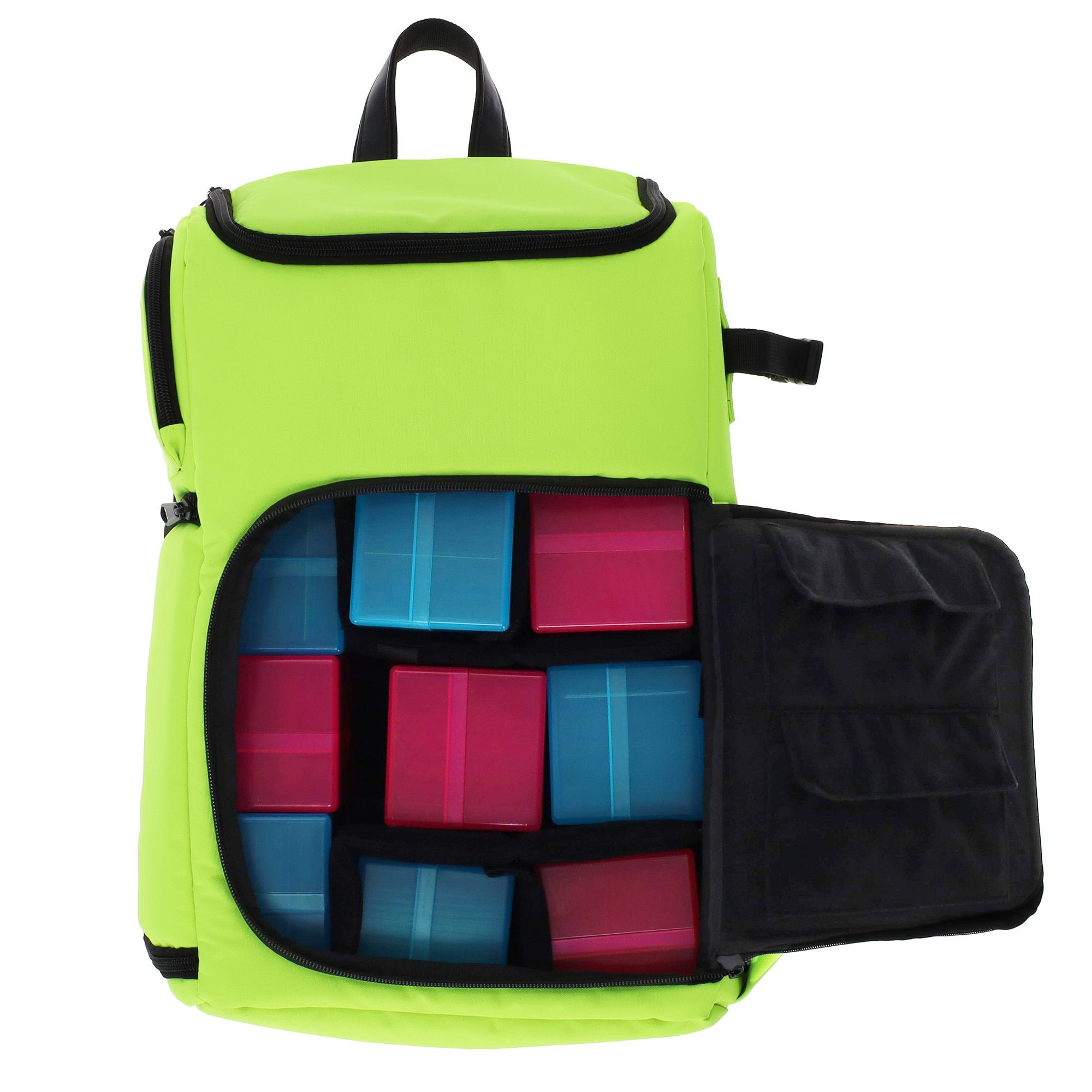 BCW TCG Backpack - Radioactive Green | Grognard Games