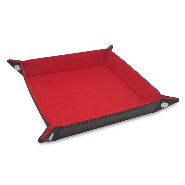 BCW Dice Tray LX - Red | Grognard Games