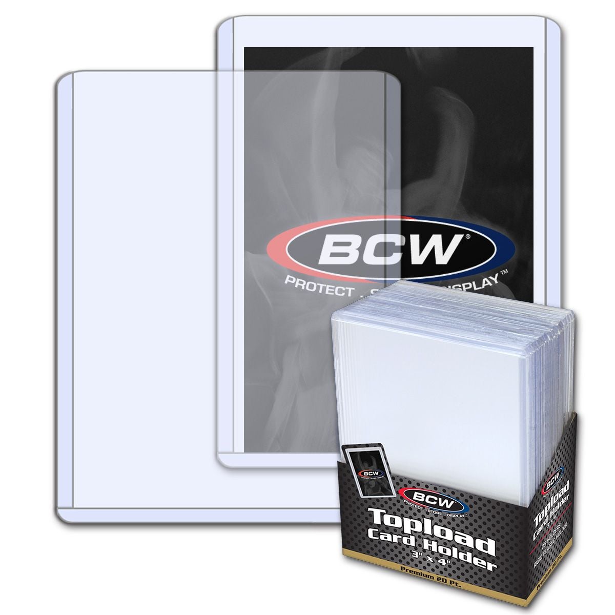 BCW 3x4 Topload Card Holder - Premium | Grognard Games